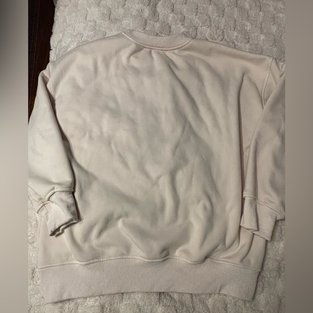 The Couch Club Beige Crew Neck Sweater - Picture 4 of 5